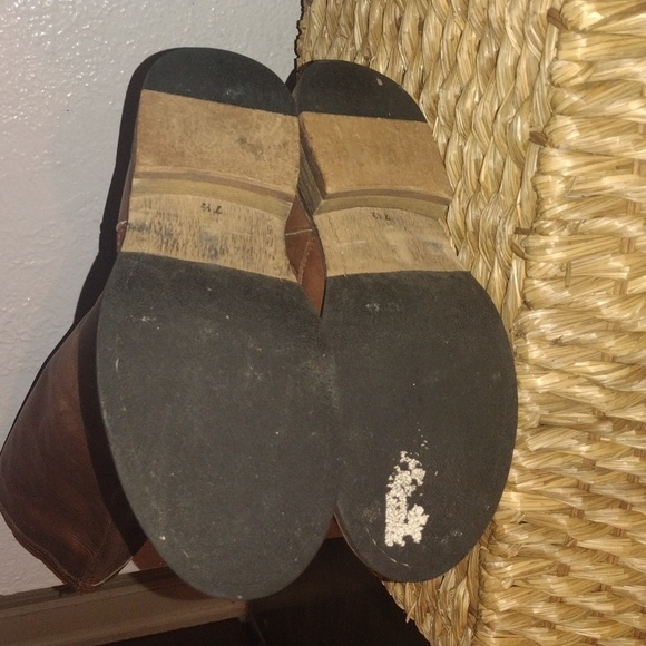 Brown Leather Steve Madden Knee High Boots 7.5 - Picture 7 of 8